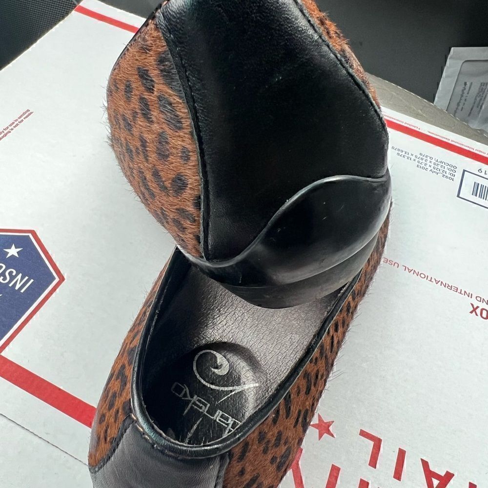 Dansko Olivia Pony Hair On Loafers Cheetah Print - Picture 10 of 16